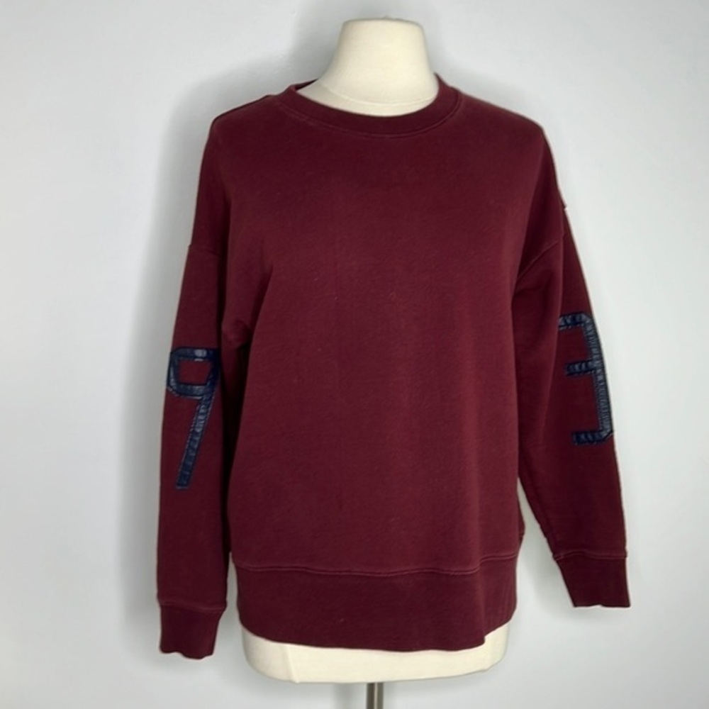 Madewell crewneck sweatshirt 1937 burgundy maroon size medium